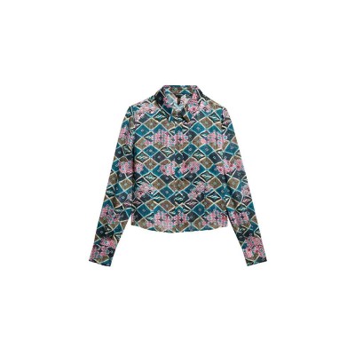 тениска,мъжки,тениски,дамски,тениски,superdry,sheer,lurex,printed,long,sleeve,t,shirt,green,blue,(mukaitsuru,teal,pink)