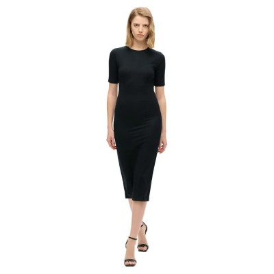 рокля,дамски,поли,и,рокли,superdry,w8011766a,short,sleeve,midi,dress,black