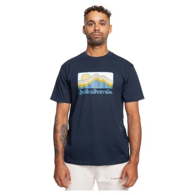 тениска,мъжки,тениски,quiksilver,gradient,mount,short,sleeve,t,shirt,navy,blazer,(blue)