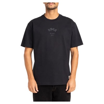 тениска,мъжки,тениски,rvca,chefs,kiss,short,sleeve,t,shirt,black