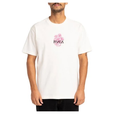 тениска,мъжки,тениски,rvca,poppies,short,sleeve,t,shirt,white,(antique,white)
