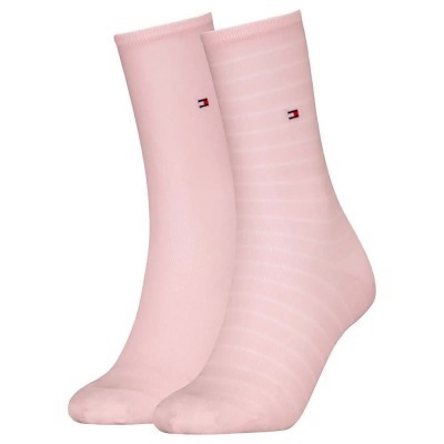 чорапи,дамски,чорапи,tommy,hilfiger,100001494,socks,2,pairs,pink,(light,pink)