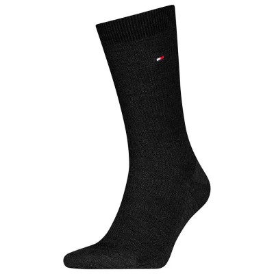 чорапи,мъжки,чорапи,tommy,hilfiger,701228790,socks,dark,grey,melange,(black)