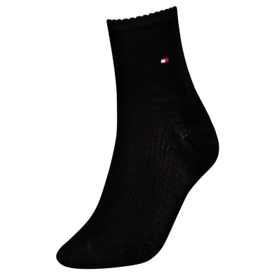чорапи,дамски,чорапи,tommy,hilfiger,701228931,short,socks,black