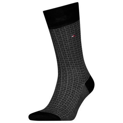 чорапи,мъжки,чорапи,tommy,hilfiger,701230606,socks,black,(black)
