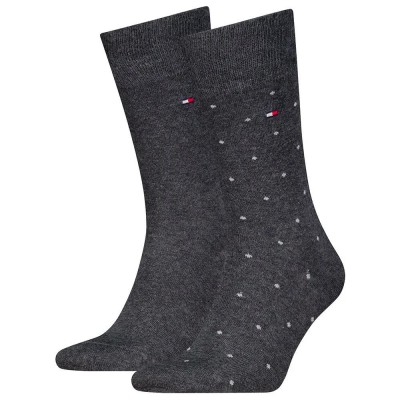 чорапи,мъжки,чорапи,tommy,hilfiger,701230780,socks,2,pairs,anthracite,melange,(grey)