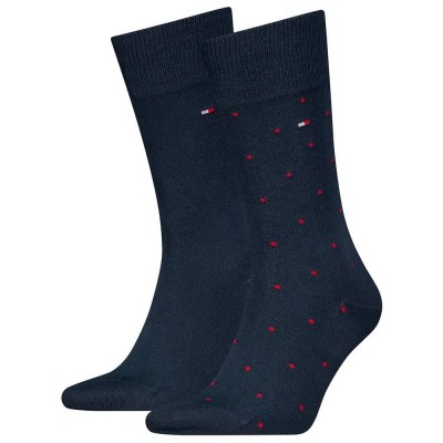 чорапи,мъжки,чорапи,tommy,hilfiger,701230780,socks,2,pairs,dark,navy,(blue)