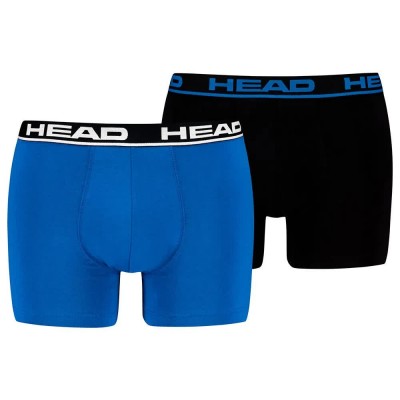боксерки,мъжко,бельо,head,basic,boxers,2,units,blue,black,(aruba,blue,black)