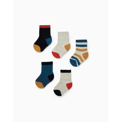 чорапи,мъжки,чорапи,дамски,чорапи,zippy,zbbun0302,socks,5,pairs,multicolor,(mixed)