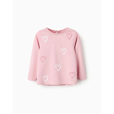 тениска,мъжки,тениски,дамски,тениски,zippy,zbgap0303,long,sleeve,t,shirt,pink,(white)