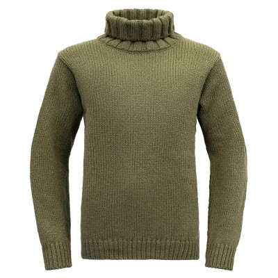 блуза,мъжки,пуловери,devold,of,norway,nansen,wool,high,neck,sweater,green,(olive)