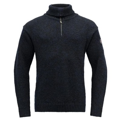 блуза,мъжки,пуловери,devold,of,norway,nansen,wool,zip,neck,sweater,blue