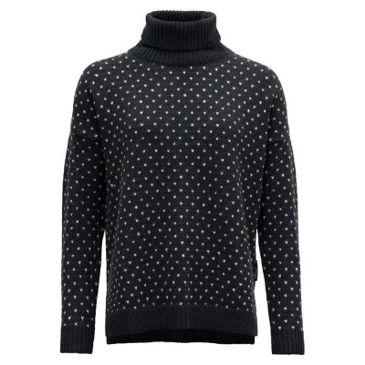 блуза,дамски,пуловери,дамски,плетени,дрехи,devold,of,norway,sørisen,wool,high,neck,sweater,ink,grey,(black)