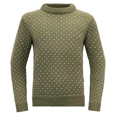 блуза,мъжки,пуловери,devold,of,norway,sørisen,wool,sweater,lichen,offwhite,(green)