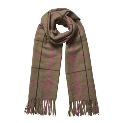 шал,ръкавици,шапки,и,шалове,pieces,lesia,scarf,fossil,checks,(brown)