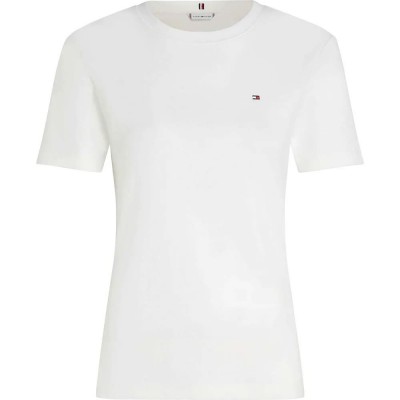 тениска,мъжки,тениски,дамски,тениски,tommy,hilfiger,slim,cody,short,sleeve,t,shirt,white,(ecru)