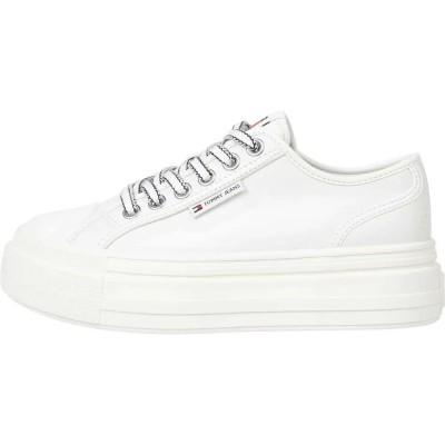 маратонки,дамски,маратонки,tommy,jeans,foxing,vulc,lc,trainers,white