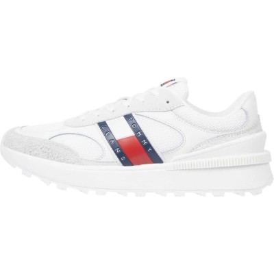 маратонки,мъжки,маратонки,tommy,jeans,technical,runner,ess,trainers,ecru,(white)