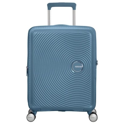 куфари,american,tourister,soundbox,spinner,55,20,tsa,35.5l,trolley,bag,stone,blue,(blue)