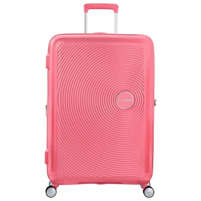 куфари,american,tourister,soundobx,spinner,77,28,tsa,97,110l,trolley,bag,sun,kissed,coral,(pink)