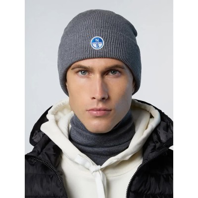 шапка,всички,шапки,north,sails,logo,beanie,grey,(medium,grey,melange)