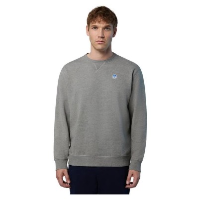 блуза,мъжки,пуловери,north,sails,logo,crew,sweatshirt,grey,(medium,grey,melange)