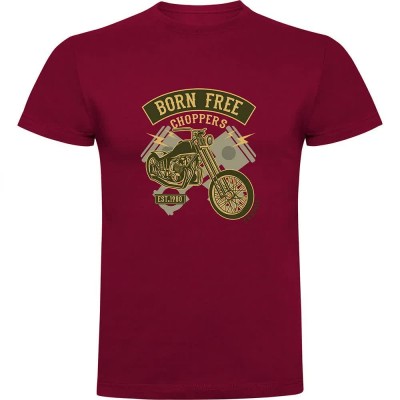 тениска,мъжки,тениски,kruskis,born,free,short,sleeve,t,shirt,dark,red,(red)