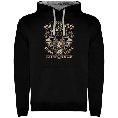 суичър,мъжки,пуловери,kruskis,live,free,hoodie,black,grey,(black)