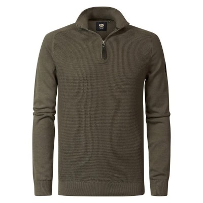 блуза,мъжки,пуловери,petrol,industries,kwc227,high,neck,sweater,green