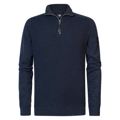 блуза,мъжки,пуловери,petrol,industries,kwc227,high,neck,sweater,sky,captain,(blue)