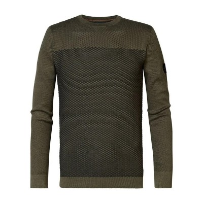блуза,мъжки,пуловери,petrol,industries,kwr212,sweater,green,(army,green)
