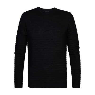 блуза,мъжки,пуловери,petrol,industries,kwr269,sweater,dark,black,(black)