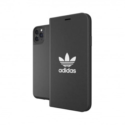 други,аксесоари,adidas,booklet,basic,iphone,11,pro,max,36285,phone,case,clear,(black,white)