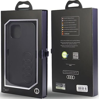 други,аксесоари,audi,synthetic,leather,iphone,12,pro,6.1,autpupcip12pttd1bk,phone,case,clear,(black)