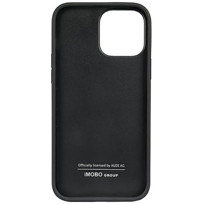 други,аксесоари,audi,synthetic,leather,iphone,13,pro,max,6.7,autpupcip13pmttd1bk,phone,case,clear,(black)