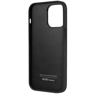 други,аксесоари,audi,synthetic,leather,iphone,14,pro,max,6.7,autpupcip14pmttd1bk,phone,case,clear,(black)