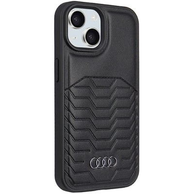 други,аксесоари,audi,synthetic,leather,iphone,15,plus14,plus,6.7,autpupcmip15mgtd3bk,phone,case,clear,(black)