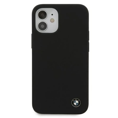 други,аксесоари,bmw,bmhcp12ssilbk,iphone,12,mini,5.4,silicone,signature,phone,case,clear,(black)