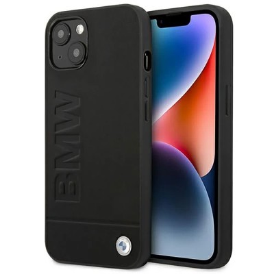 други,аксесоари,bmw,bmhcp14msllbk,iphone,14,plus15,plus,6.7,leather,stamp,phone,case,clear,(black)