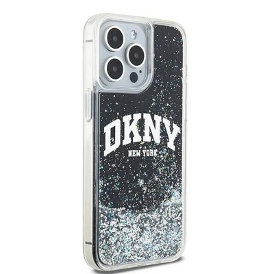 други,аксесоари,dkny,dkhcp13xlbnaek,iphone,13,pro,max,6.7,liquid,big,phone,case,clear,(black)
