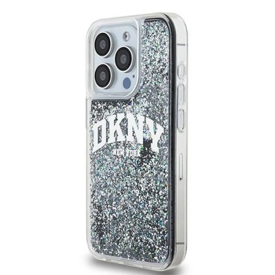 други,аксесоари,dkny,dkhcp14llbnaek,iphone,14,pro,6.1,liquid,big,phone,case,clear,(black)