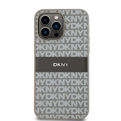 други,аксесоари,dkny,dkhcp14lprthsle,iphone,14,pro,6.1,bezowy,leather,mono,stripe,phone,case,clear,(beige)