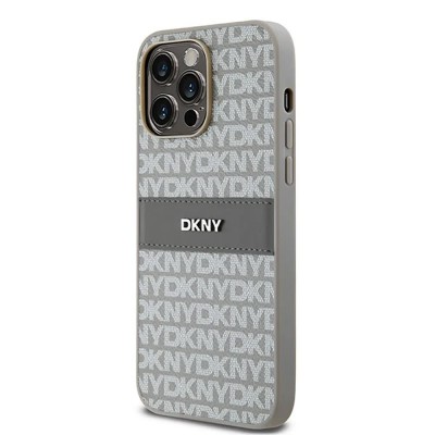 други,аксесоари,dkny,dkhcp14xprthsle,iphone,14,pro,max,6.7,bezowy,leather,mono,stripe,phone,case,clear,(beige)