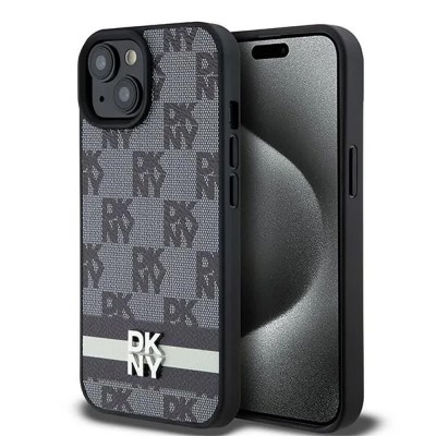 други,аксесоари,dkny,dkhcp15spcptssk,iphone,151413,6.1,leather,checke,mono,pattern&printed,stripes,phone,case,clear,(black,red)