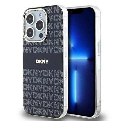 други,аксесоари,dkny,dkhmp14xhrhsek,iphone,14,pro,max,6.7,iml,mono&stripe,phone,case,clear,(black)