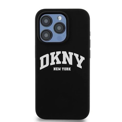 други,аксесоари,dkny,dkhmp15lsnyach,iphone,15,pro,6.1,liquid,silicone,printed,phone,case,clear,(black,white)