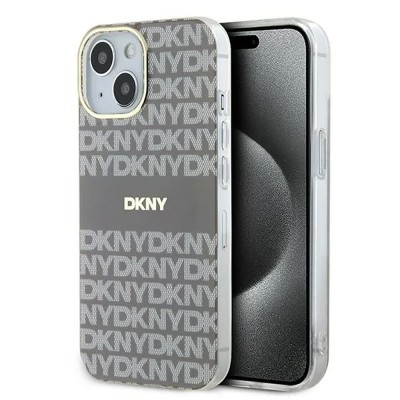 други,аксесоари,dkny,dkhmp15shrhsee,iphone,151413,6.1,bezowy,iml,mono&stripe,phone,case,clear,(beige)