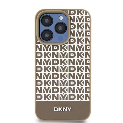други,аксесоари,dkny,dkhmp15spsospw,iphone,151413,6.1,leather,printed,pattern,phone,case,golden,(brown)