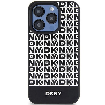 други,аксесоари,dkny,dkhmp15xpsospk,iphone,15,pro,max,6.7,leather,printed,pattern,phone,case,black,(black)