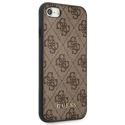други,аксесоари,guess,guhci8g4gfbr,iphone,se,2022202078,4g,phone,case,brown,(brown,gold)